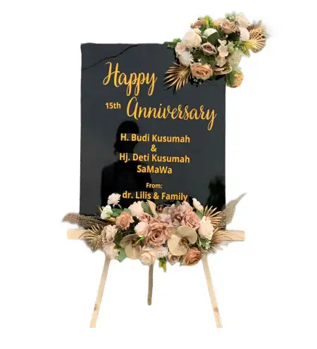 Papan Bunga Akrilik Tiro Sompe